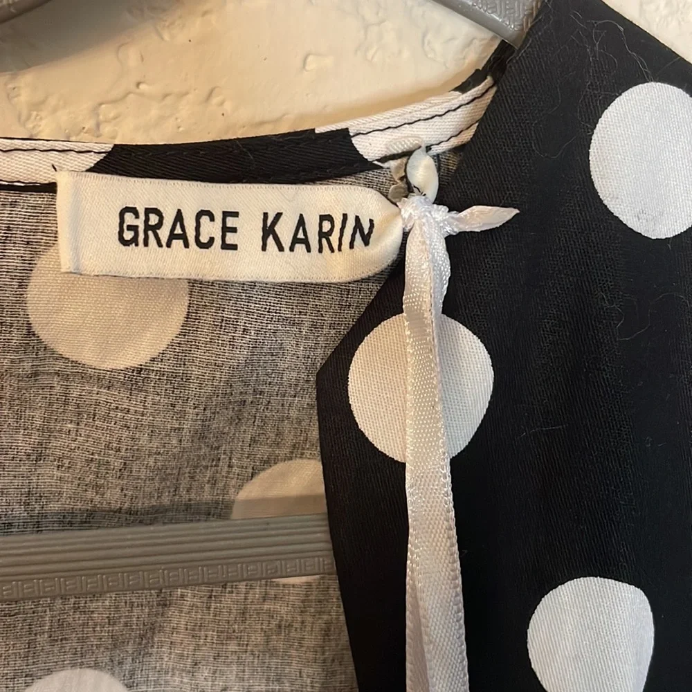 Grace Karin polka dot dress - Picture 3 of 5